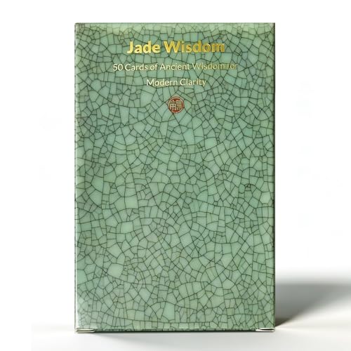 50 Ancient Wisdom Inspiration Cards - Daily Affirmation Deck for Mindful Strategy & Leadership - Premium Glossy Insight Cards for Personal Growth, Success & Inner Peace (Jade) - color: Jade