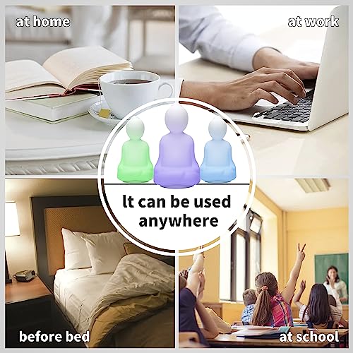 Breathing Pal 'Yoga'- Mindfulness Breathing Light, 4-7-8 Guided Visual Meditation Breathing Light, Anxiety Relief Items for Calm Down Corner/Meditation/Sleep| Relaxing Gifts for Kids Adult Women Men