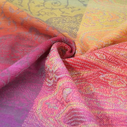 Rave Pashmina Scarf, Fashion Colorful Shawls and Wraps Soft Festival Scarves - color: A-camel