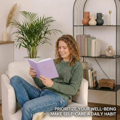 &And Per Se Wellness Journal, Self Care & Daily Journal for Women, Mental Health Planner with Habit Tracker, Diet & Goals, Undated, Gift-Ready (Lavender) - color: G-Lavender