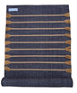 Jaipur Art & Rugs Cotton Yoga Rug - Eco-Friendly Hand-Woven Thick Mat (24”x72”x5mm) for Everyday Fitness at Home - Comfortable & Extra-Long - color: Black-Yellow