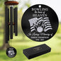 Personalized Bowling Memorial Wind Chime – “Bowling The Lanes of Heaven” Custom Engraved Name & Years – Sympathy Gift for Bowlers & Sports Lovers – Memorial Windchime Tribute for Loss of Loved One - size: BowlingWC 1