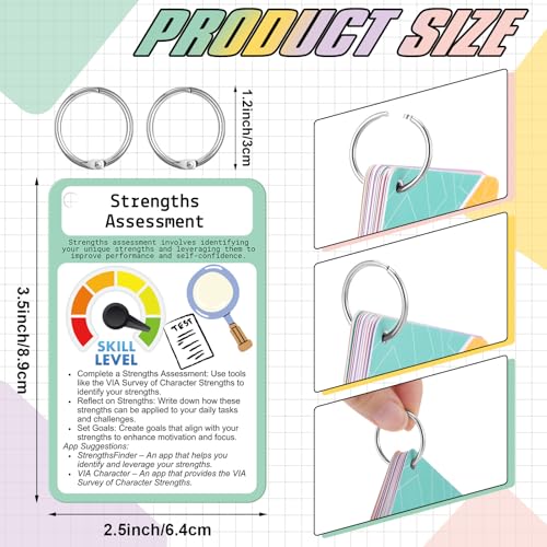 25 Pcs ADHD Coping Skills Cards Emotional Regulation Tool Time Management Therapy Stress Relief Calm Down Corner Supplies Focus Training ADHD Tools for Adults Teens - style: ADHD