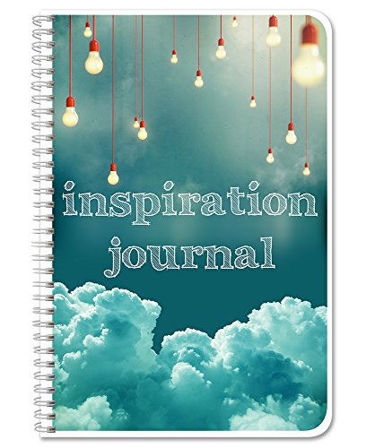 BookFactory Inspiration Journal/Gratitude Journal/Planner/Calendar/Agenda, 120 Pages - 6'' x 9'', Durable Thick Translucent Cover, Wire-O Binding (Made in USA) - size: 6" x 9", style: Inspiration