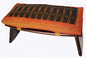 Meditation Bench & Cushion Set - Folding Seiza - Global Weave Saffron - color: Globalweavesaffron