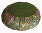 Meditation Cushion Zafu Pillow Japanese Kimono Silk Sage - color: Sage