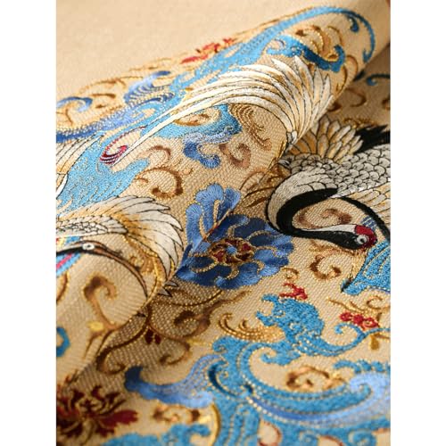 Round Meditation Cushion Mat Set with Washable Cotton Linen Cover, Tatami Cushion Floor Larger Yoga Mat Bolster Floor Pillows Seating for Adults Meditation Accessori yellow-40cm