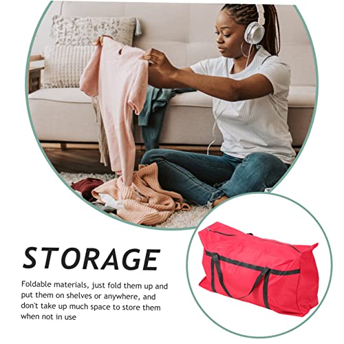 Oxford Cloth Large-capacity Clothes Storage Bag Bag Zippers