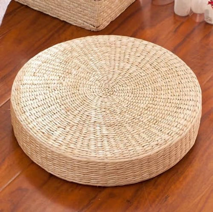 Generic Meditation Pillows for Sitting On Floor Adults Circle Floor Cushions Can Be Used As A Gift for Family and Friends, Log Colour