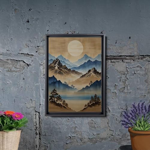 Japanese Wall Art, Minimalist Wall Art, Neutral Abstract Art, Modern Minimalist, Zen Wall Art, Zen Printed Wall Art, Japanese Art Print, Canvas Wall Art, Decor