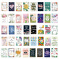 72PCS Inspirational Cards for Women & Men - Motivational Affirmation Cards with Blank Backs, Encouragement Gift for Self-Care, Office, Bookmark, Pockets