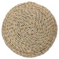 Homoyoyo Woven Meditation Cushion 30x30cm Tatami Floor Mat with Cotton Filling Handcrafted Straw Yoga Seat Pad for Sitting and Meditating
