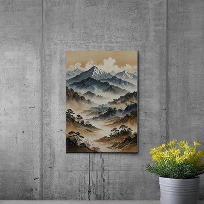 Japanese Wall Art, Minimalist Wall Art, Neutral Abstract Art, Modern Minimalist, Zen Wall Art, Zen Printed Wall Art, Japanese Art Print, Decor Canvas, Wall