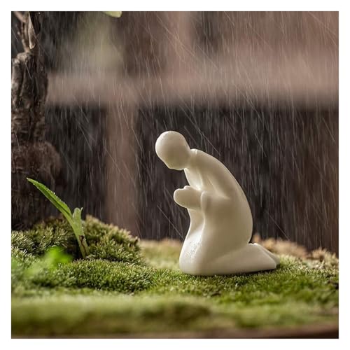 Table Centerpieces for Dining Room Porcelain Zen Buddha Statues Creative Monk Figurine Ceramics Crafts Decorative Ornament Home Decoration Accessories Desk Decor(Knelling) - color: Knelling