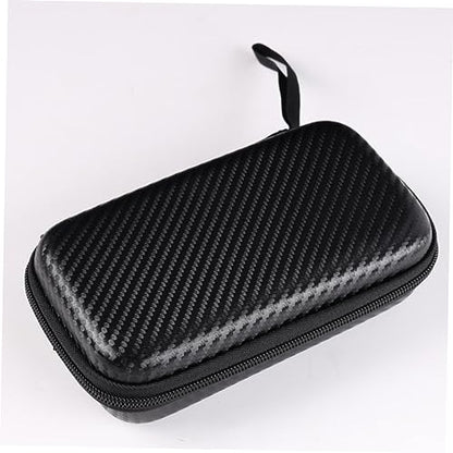 DOITOOL Portable Eva Storage Bag for Durable Shockproof Case with Classic Zipper Design Protective Pouch for Go Use Black