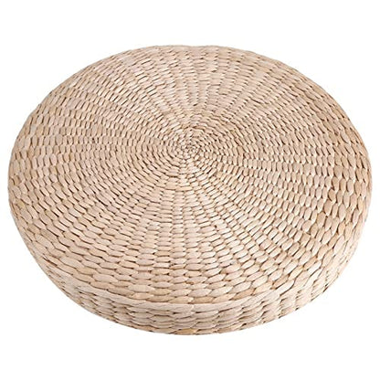 Dioche Meditation Pillow – 40cm Round Pouf Tatami Cushion, Floor Cushion for Yoga, Meditation, Home, Dining, Outdoor & Garden Decor