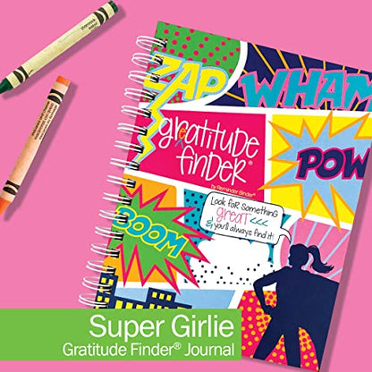 Gratitude Journal 52 Week Daily Positive Thinking for Thankfulness + Sticker Set | Gratitude Finder - color: Super Girlie + Grateful Heart Stickers
