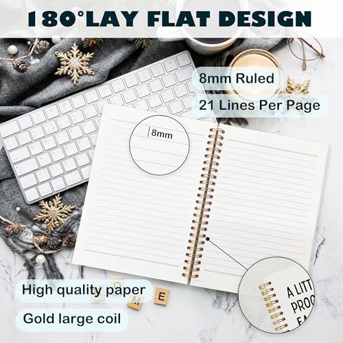 BearCake Boho Sun Inspirational Motivational Notebooks Journal,Mental Health Gifts, a Little Progress Each Day Can Add Up to Big Results Notebooks,Boho Sunshine Notebook,Spiral Notebook 5.5x8.3 - color: white-physiotherapy-sunrise