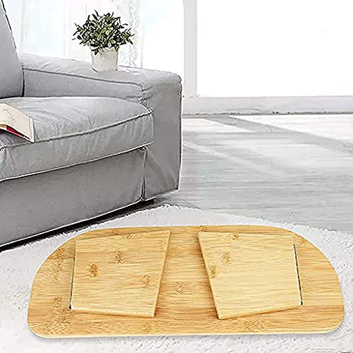 Bamboo Meditation Bench (18" W x 7.5”L), Portable Seiza Kneeling Stool, Detachable Legs or Hinged Folding Legs, Original Ergonomic Design with Carrying Bag