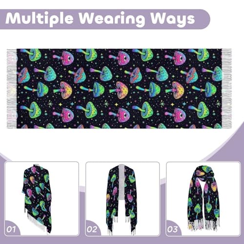 Big Oversized Long Scarves Pashmina Shawl Wrap Women gifts - color: Picture (653)
