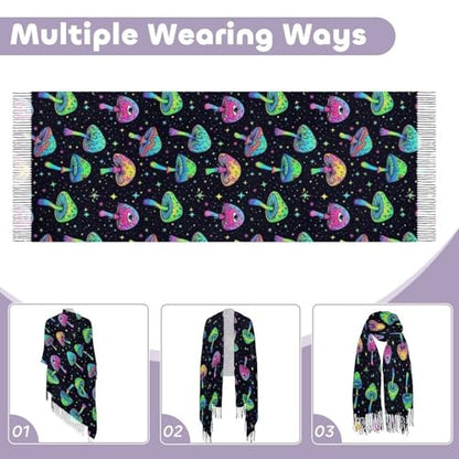Big Oversized Long Scarves Pashmina Shawl Wrap Women gifts - color: Picture (653)