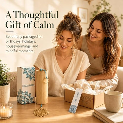 Handmade Bamboo Meditation Wind Chime/Superbly pleasant to the ear/Instantly calms the mind/Perfect for Christmas/Birthdays/Mother's Day/Housewarming/The Gift of Breathable Peace