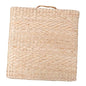 Handmade Woven Meditation Cushion Tatami Floor Mat for Yoga Relaxation Comfortable Square Seat Pad Straw Design for Home Use