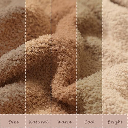 bearberry Super Soft Fluffy Throw Blanket Lightweight Cozy Warm Throw Blankets for Couch Bed Sofa All Season (Camel, 50”x60”) - color: Camel, size: Throw(50″x60″)