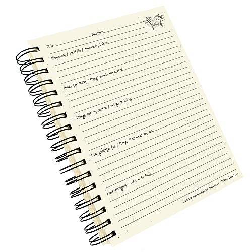 Write it Down series by Journals Unlimited, Guided Journal, Self Care, My Therapy Journal, Full-size 7.5"x9", Kraft Hard Cover, Made in USA