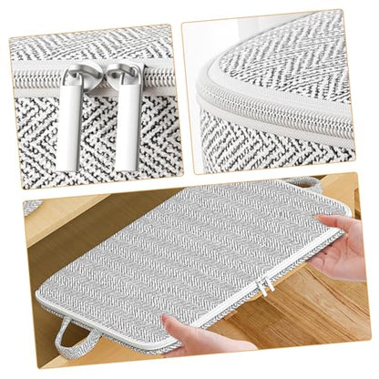 LABRIMP Clothes Storage Bag for Bedding and Quilts Large Capacity Household Organizer for Comforters Blankets and Clothes Non-woven for Moving and Travel