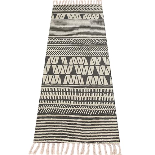 nuveti Cotton Yoga Mat - Absorbent, Grippy Tight Weave, Ashtanga & Hot Yoga Rug, Helps with Slippery Hands & Feet
