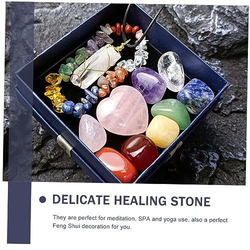 Chakra Crystal Stones Meditation Stone Decorative Healing Pocket Decorative Chakra Healing Kit