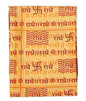 ASHIRWAD 100% Cotton Meditation Yoga Scarf Shawl Large Beach Wrap Hindu Prayer Stole OM Hare Krishna print | AE000060-00 - color: Scarf-01