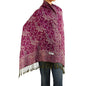 Falari Women's Reversible Paisley Pashmina Shawl Wrap Scarf For Evening Dresses Festivals Any Occasions All Seasons 80"x27" - color: Style 1 - Violet