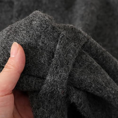 Pashmina Shawl Wraps for Women, Knitted Shawls and Wraps Cardigan Cape Wool Cashmere Shoulder Top Sweater Shawl Scarf - color: Black