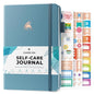 Clever Fox Self-Care Journal – Daily Reflection Notebook – Mental Health & Personal Development Planner, Meditation & Mood Log, A5 (Aquamarine) - color: Aquamarine, size: A5 (5.8'' x 8.3'')