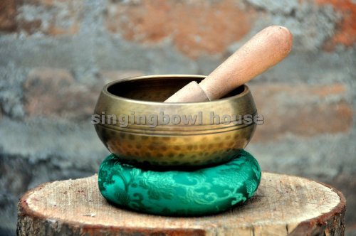 3.5 Inch Tibetan Buddhist Singing-Hand beaten singing bowl, Genuine singing bowl from Tibet