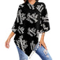 Weapon of Stress Reduction Biking Shawl Wraps for Women Printed Tassel Ponchos Oversized Soft Cape Sweater - color: White-style