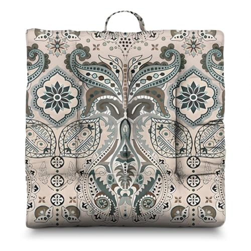 Meditation Cushion, Floor Pillows for Sitting, Meditation Pillow for Tatami Living Room, Yoga Sitting, Floor Pillow in Home & Outdoor, Memory Foam Added, 22x22 Inch