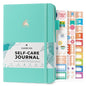 Clever Fox Self-Care Journal – Daily Reflection Notebook – Mental Health & Personal Development Planner, Meditation & Mood Log, A5 (Turquoise) - color: Turquoise, size: A5 (5.8'' x 8.3'')