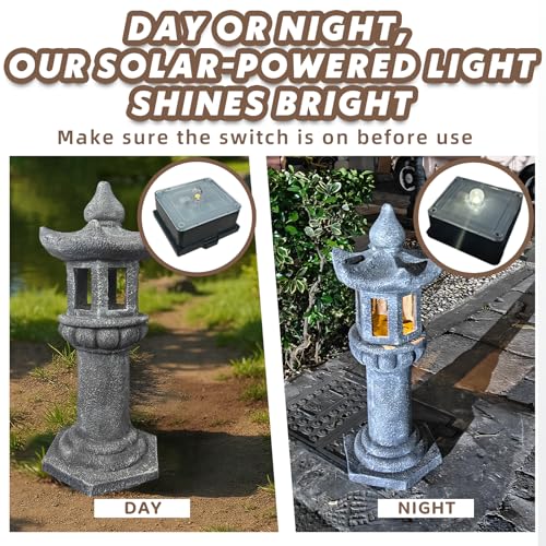 Solar-Powered Pagoda Lamp - style: Pagoda02