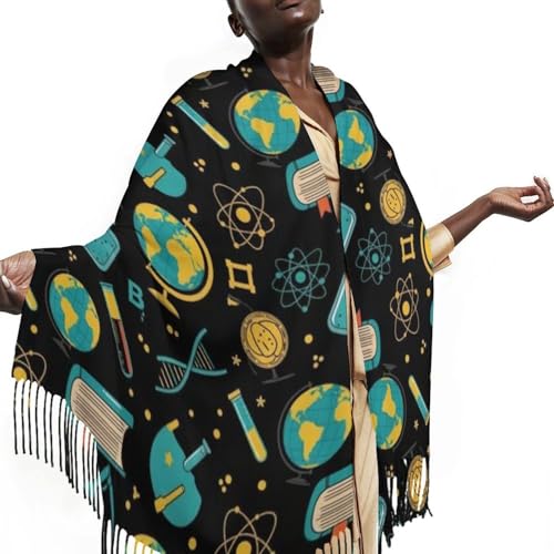 Ladies Warm Autumn Scarf Pashmina Wraps Shawl Winter Cozy - color: Picture (362)