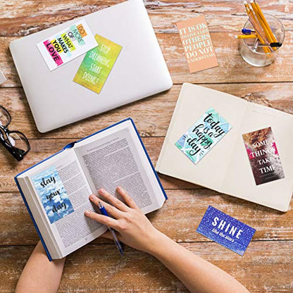 Outus 120 Pieces Motivational Cards Encouragement Inspirational Quote Cards Positive Affirmations Assorted Gratitude Cards 30 Styles Business Mini Kindness Note Cards for Student Kids Teachers