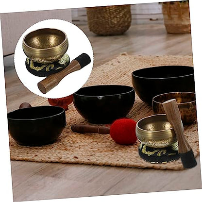 Yoga Props Meditation Bowl Set Buddha Sound Bowl for Meditation Portable