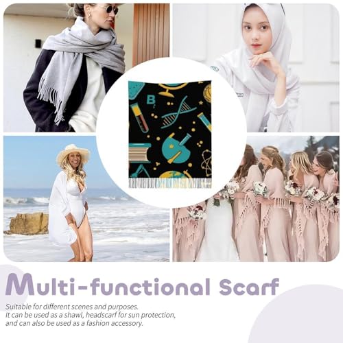 Ladies Warm Autumn Scarf Pashmina Wraps Shawl Winter Cozy - color: Picture (363)