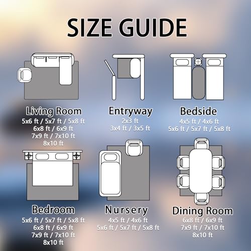 Zen Rugs for Bedroom - Zen Garden Gifts, Zen Spa Rugs 2x3, Spiritual Meditation Area Rug for Entryway, Washable Non Slip Stain Resistant, Zen Garden Doormat - size: 2 x 3 ft