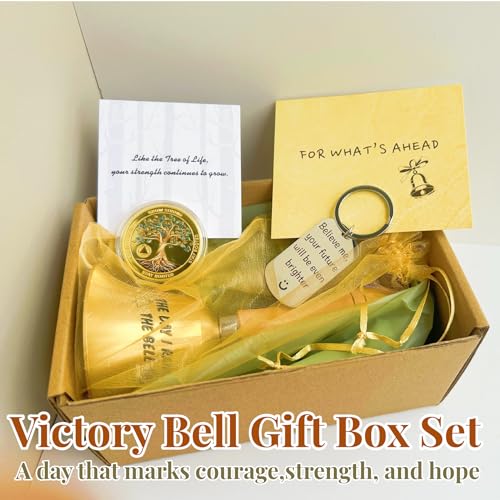 Cancer Bell Survivor Gifts for Man and Women– End of Chemo and Radiotherapy, Ring the Bell Ceremony Gifts, Cancer Survivor Recovery Milestone Celebration Gift, Encouragement Present - color: Silver Smiling Face Suit