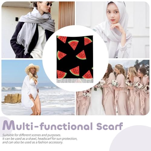 Autumn Winter Pashmina Shawls Wraps Scarf for Woman Girl - color: Picture (617)