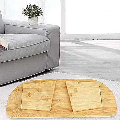 Foldable Meditation Bench Portable Kneeling Chair (18" W x 7.5”L) Yoga Stool from Bamboo with Travel Bag