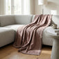 Odin Waffle Throw Blanket with Tassels, 50x66 Inch, 100% Turkish Cotton, Oeko-TEX Certified, Breathable Lightweight Throw for Couch, Sofa & Bed, Made in Turkey, Sand - color: Sand